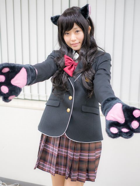 くろねこ コスプレ 制服 画像