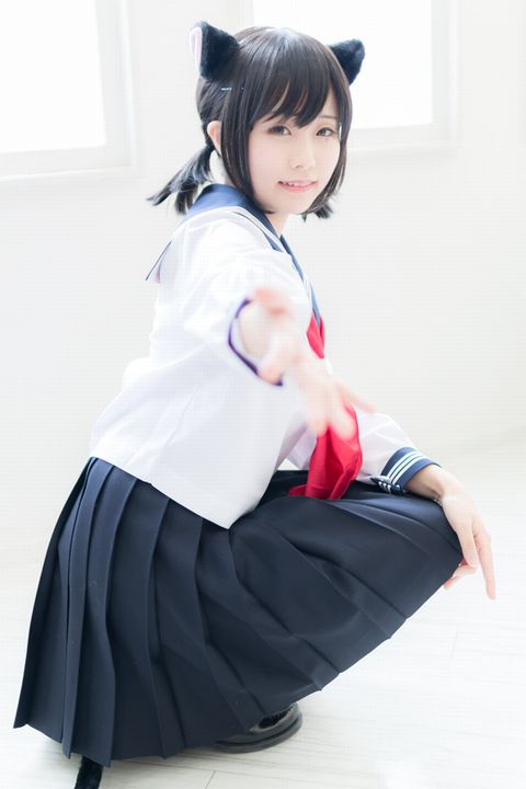 くろねこ セーラー服 画像