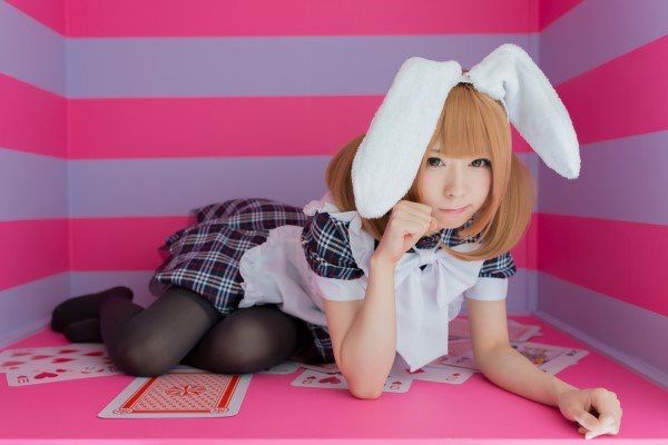 ウサギ耳 コスプレ 画像