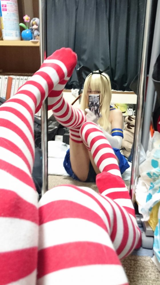 男の娘 島風 コスプレ 画像