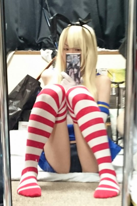 男の娘 島風 コスプレ 画像