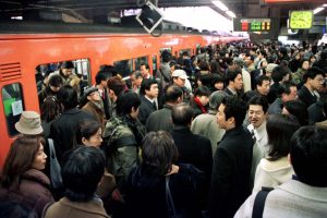 満員電車 画像