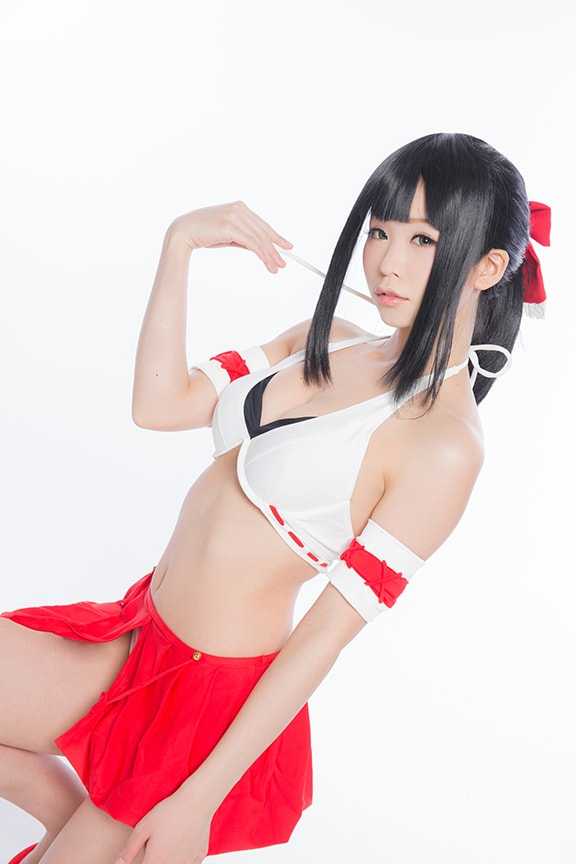 悩殺巫女水着モデル五木あきら (5)