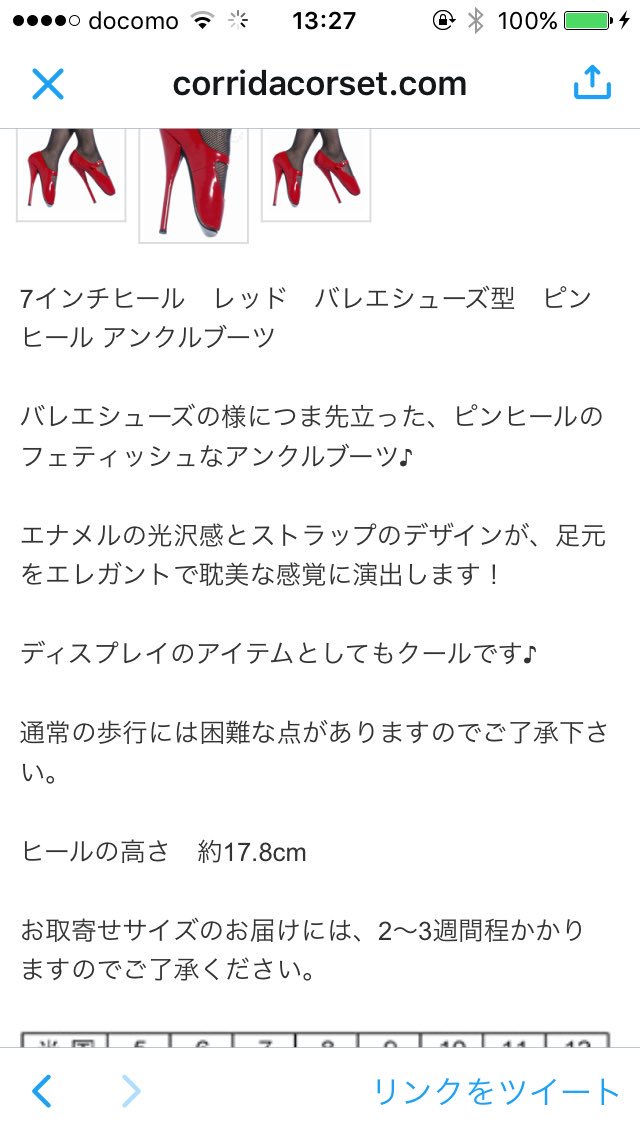 履けないハイヒール