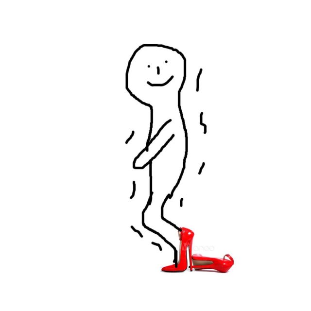 履けないハイヒール