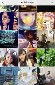 上西小百合 インスタ 画像
