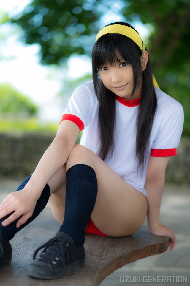 lenfried ブルマの食い込みやパイパンのマンコがエロい 『アイドルマスター』 島村卯月のコスプレ画像