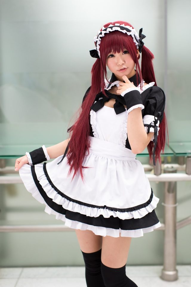 五木あきら メイドコスプレ