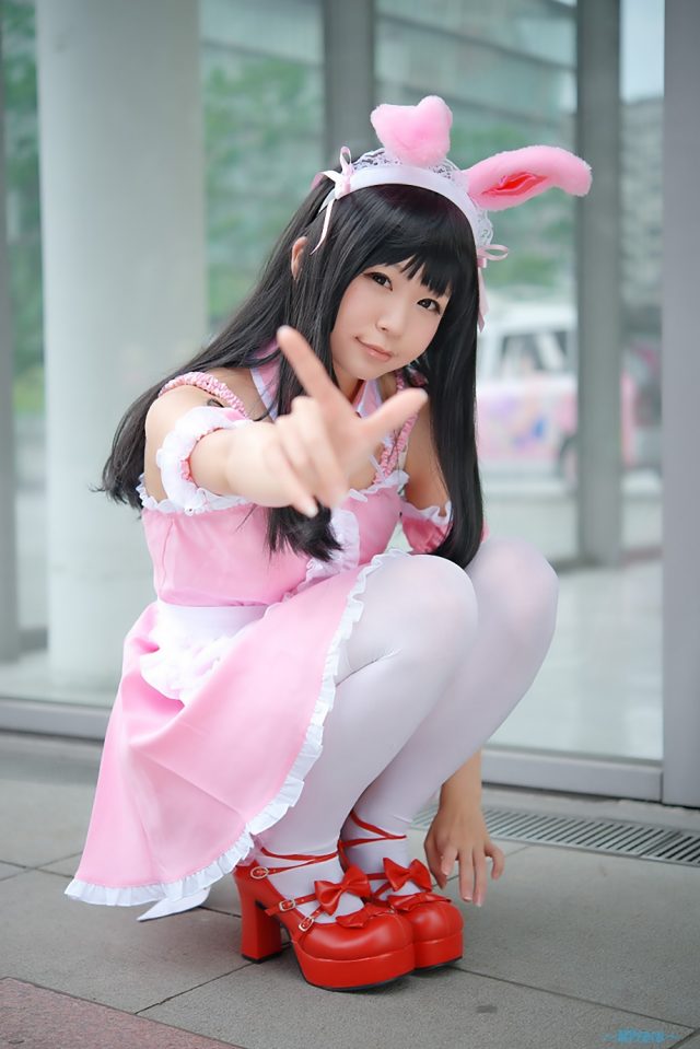 五木あきら メイドコスプレ
