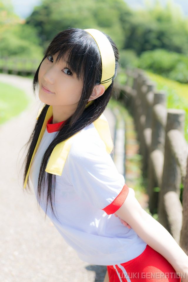 lenfried ブルマの食い込みやパイパンのマンコがエロい 『アイドルマスター』 島村卯月のコスプレ画像