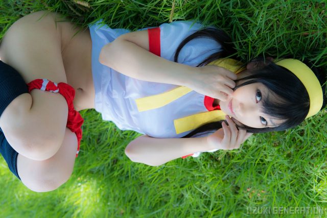 lenfried ブルマの食い込みやパイパンのマンコがエロい 『アイドルマスター』 島村卯月のコスプレ画像