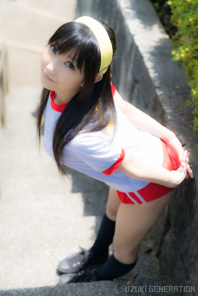 lenfried ブルマの食い込みやパイパンのマンコがエロい 『アイドルマスター』 島村卯月のコスプレ画像