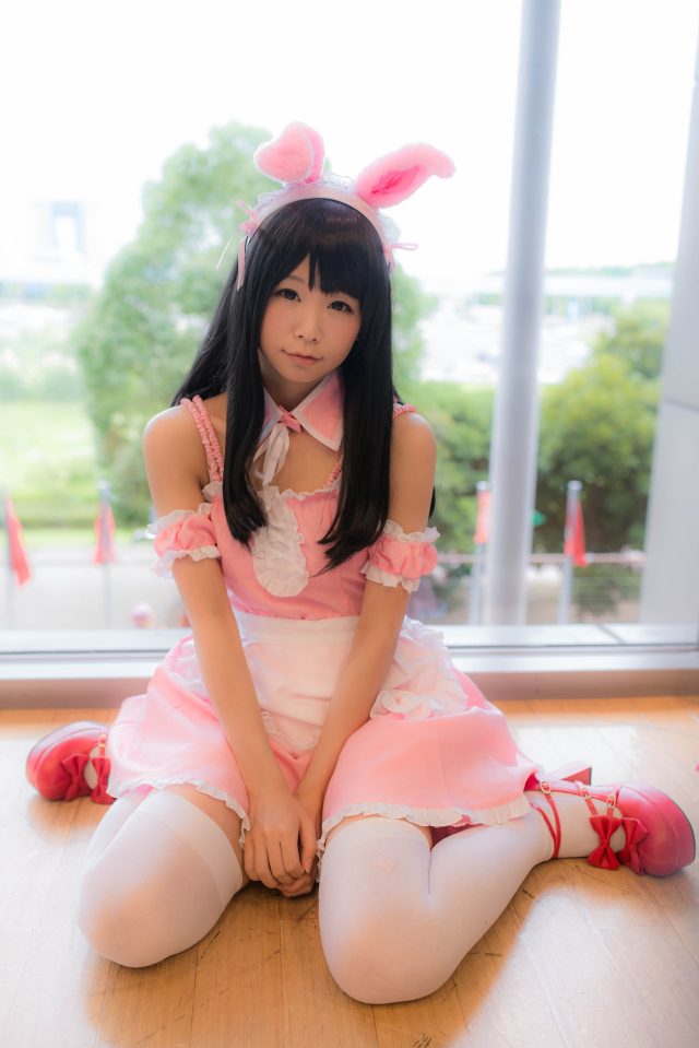 五木あきら メイドコスプレ