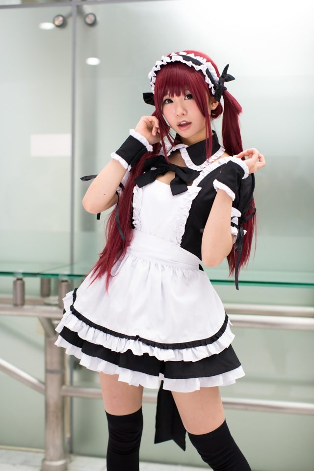 五木あきら メイドコスプレ