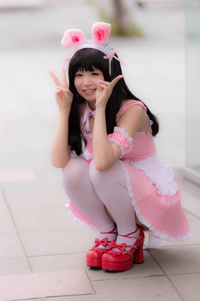 五木あきら メイドコスプレ