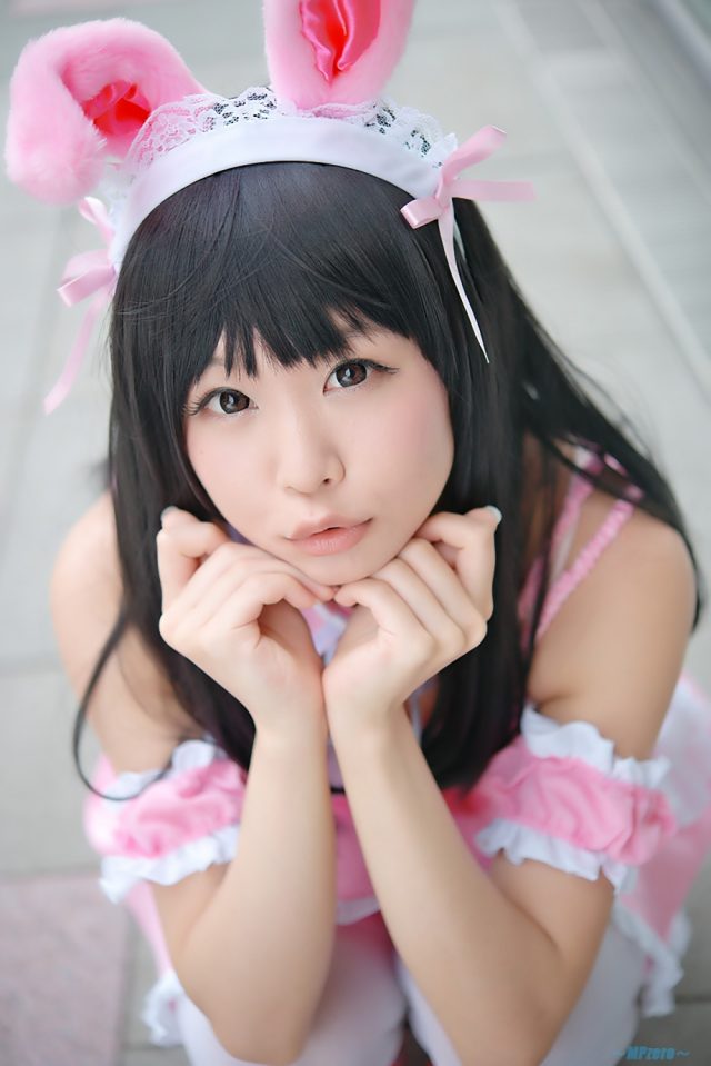 五木あきら メイドコスプレ