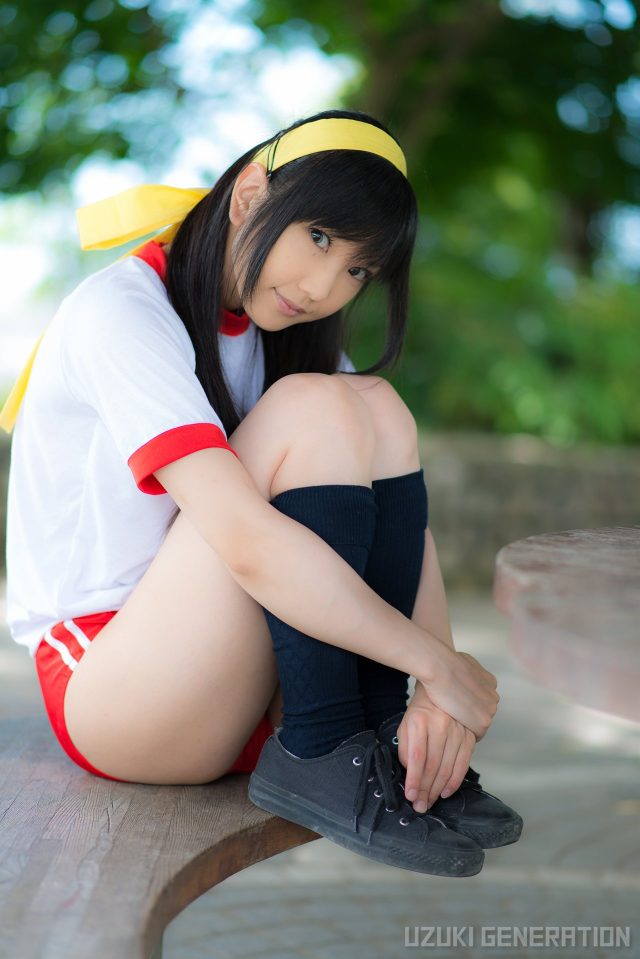 lenfried ブルマの食い込みやパイパンのマンコがエロい 『アイドルマスター』 島村卯月のコスプレ画像