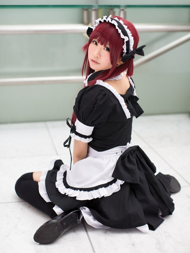 五木あきら メイドコスプレ