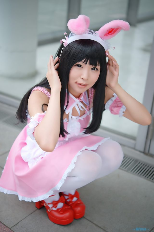 五木あきら メイドコスプレ