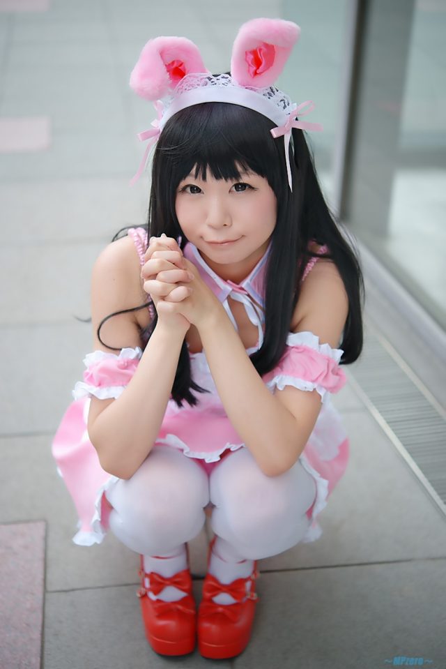 五木あきら メイドコスプレ