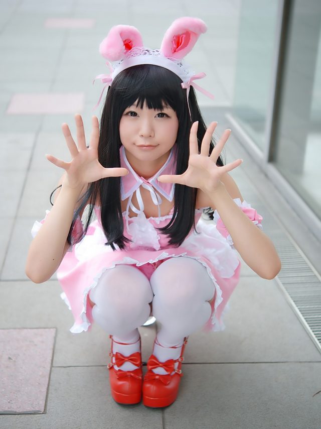 五木あきら メイドコスプレ