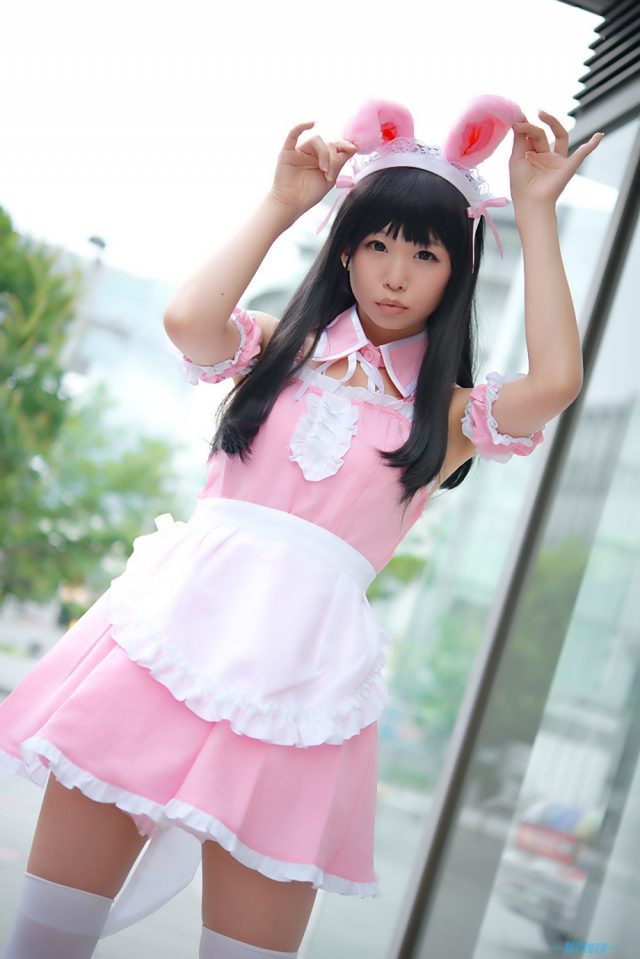 五木あきら メイドコスプレ