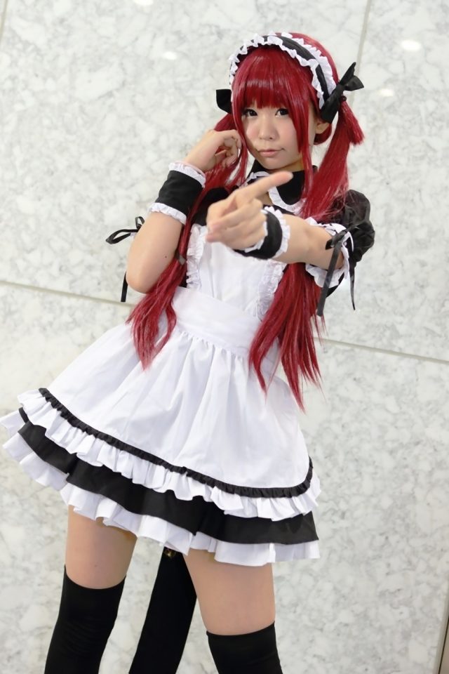 五木あきら メイドコスプレ