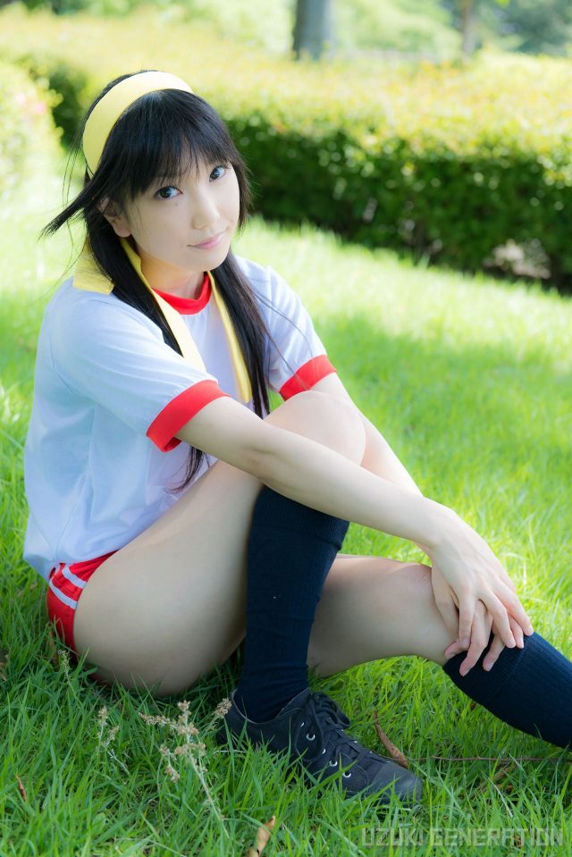 lenfried ブルマの食い込みやパイパンのマンコがエロい 『アイドルマスター』 島村卯月のコスプレ画像