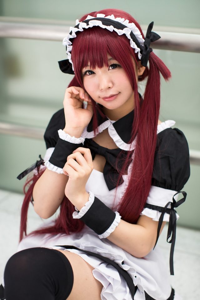五木あきら メイドコスプレ