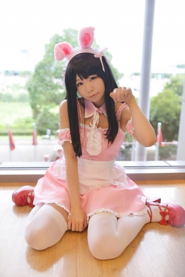 五木あきら メイドコスプレ