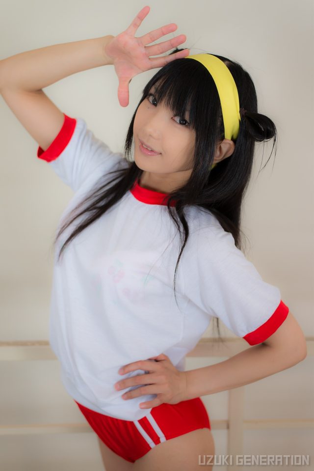 lenfried ブルマの食い込みやパイパンのマンコがエロい 『アイドルマスター』 島村卯月のコスプレ画像