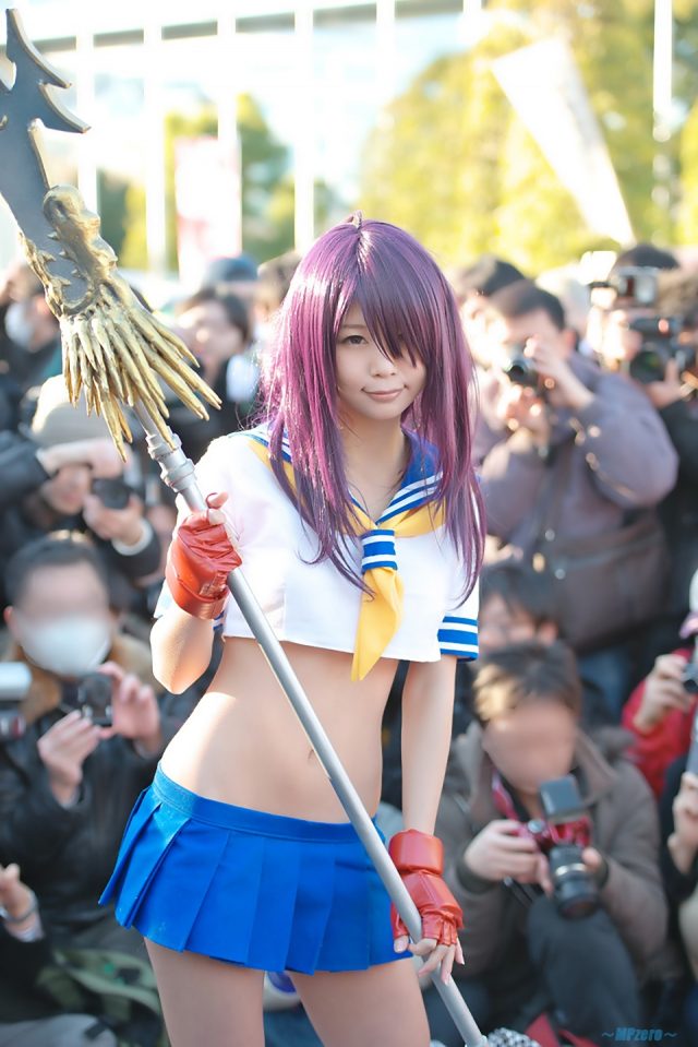 五木あきら 関羽雲長 セーラー服 コスプレ画像