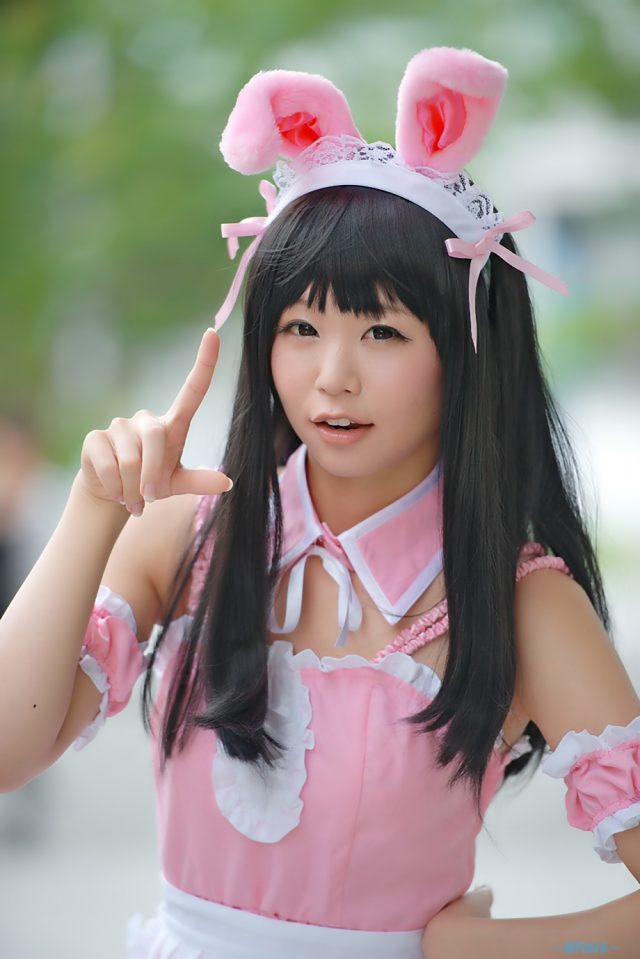 五木あきら メイドコスプレ