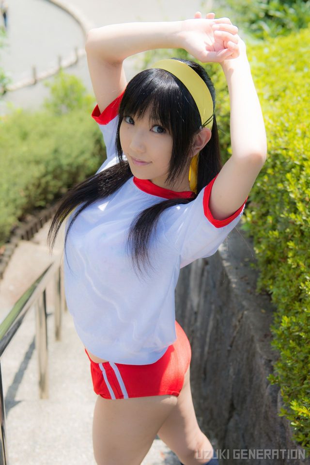 lenfried ブルマの食い込みやパイパンのマンコがエロい 『アイドルマスター』 島村卯月のコスプレ画像