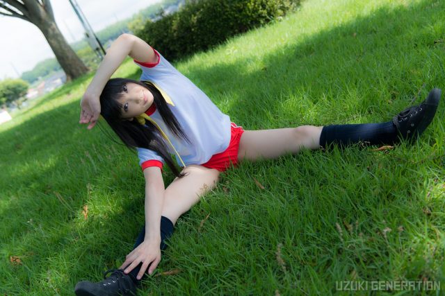 lenfried ブルマの食い込みやパイパンのマンコがエロい 『アイドルマスター』 島村卯月のコスプレ画像