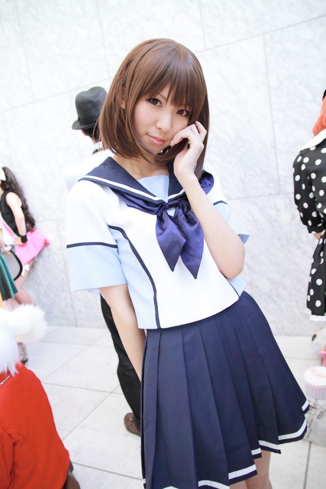 コスプレイヤー 璃波 ミニスカに白ハイソックスがエロい 『ラブプラス』 姉ヶ崎寧々のコスプレ画像