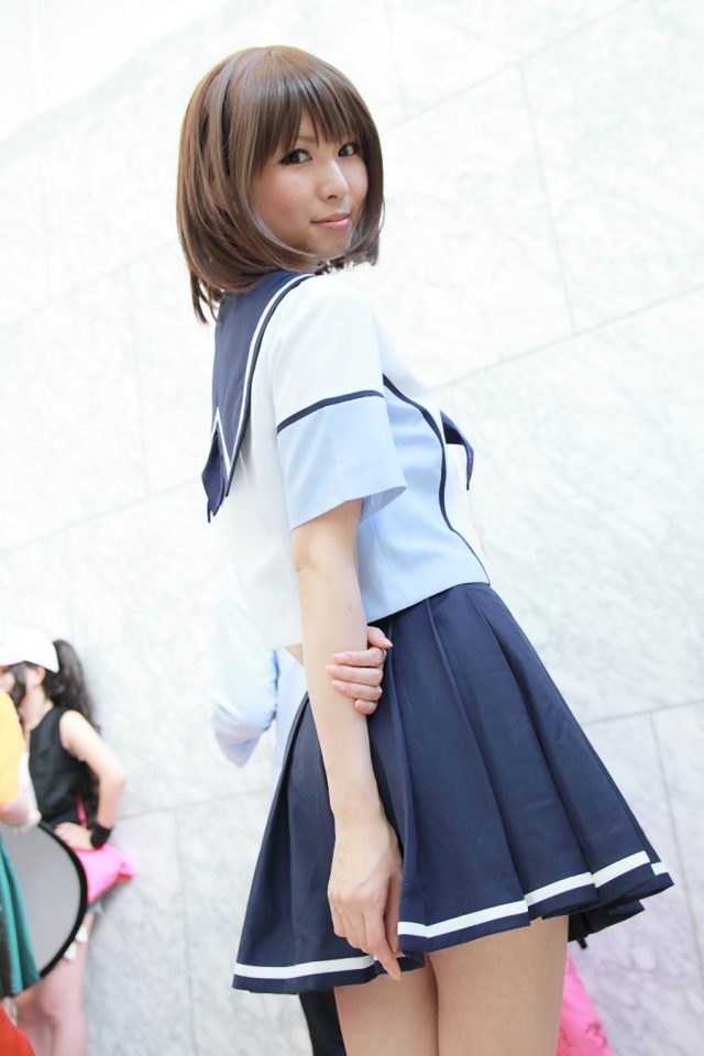 コスプレイヤー 璃波 ミニスカに白ハイソックスがエロい 『ラブプラス』 姉ヶ崎寧々のコスプレ画像