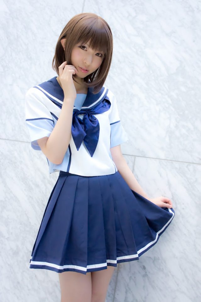 コスプレイヤー 璃波 ミニスカに白ハイソックスがエロい 『ラブプラス』 姉ヶ崎寧々のコスプレ画像