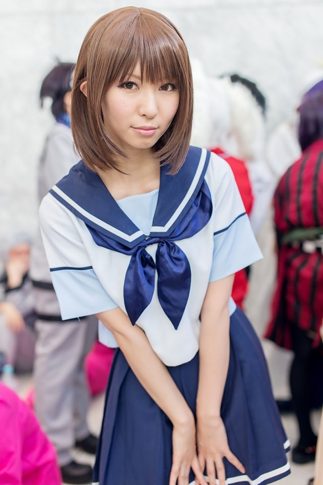 コスプレイヤー 璃波 ミニスカに白ハイソックスがエロい 『ラブプラス』 姉ヶ崎寧々のコスプレ画像