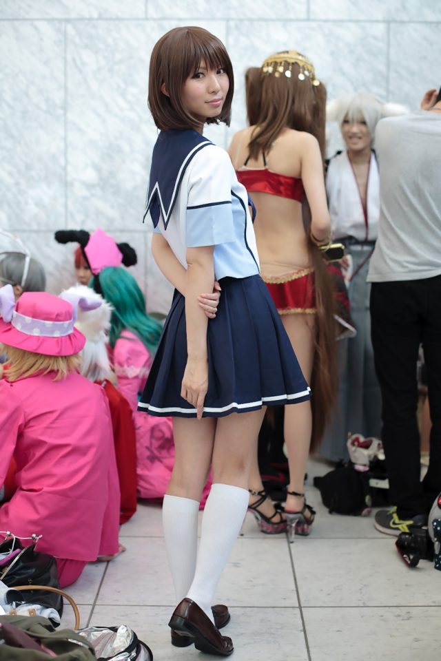 コスプレイヤー 璃波 ミニスカに白ハイソックスがエロい 『ラブプラス』 姉ヶ崎寧々のコスプレ画像