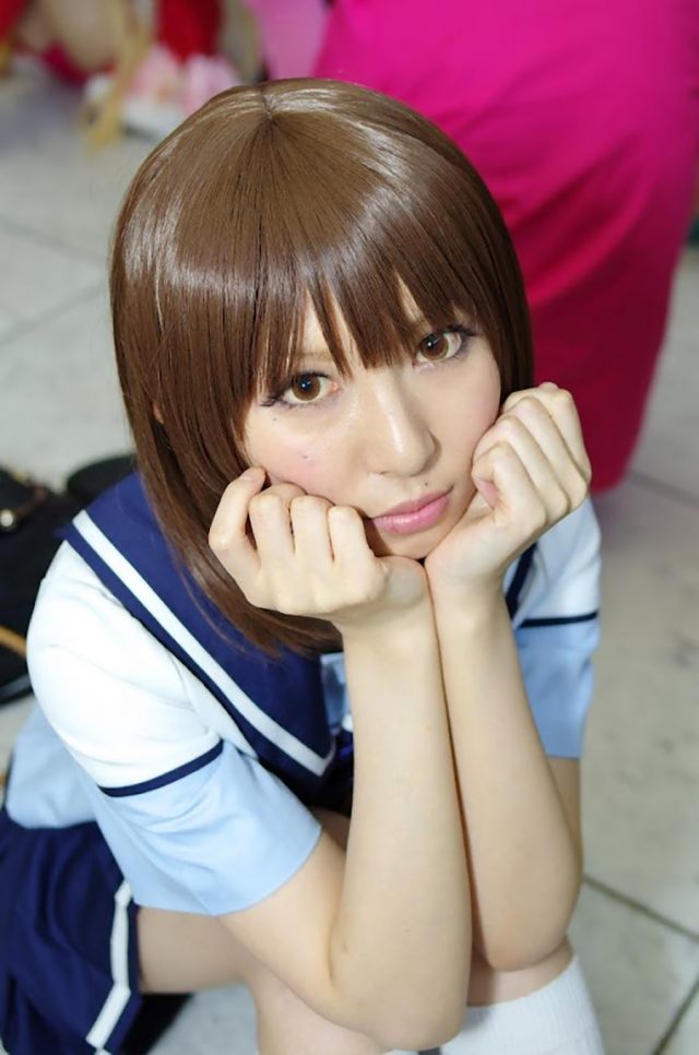 コスプレイヤー 璃波 ミニスカに白ハイソックスがエロい 『ラブプラス』 姉ヶ崎寧々のコスプレ画像