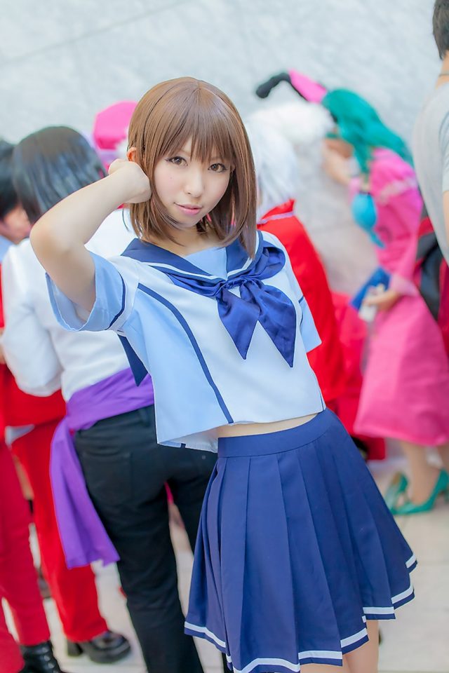 コスプレイヤー 璃波 ミニスカに白ハイソックスがエロい 『ラブプラス』 姉ヶ崎寧々のコスプレ画像