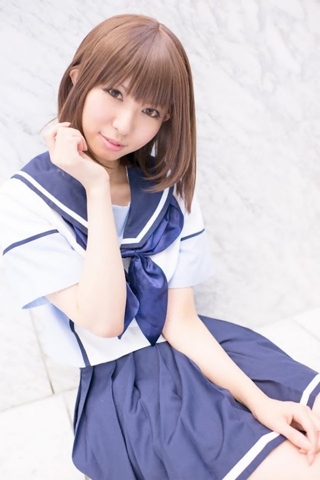 コスプレイヤー 璃波 ミニスカに白ハイソックスがエロい 『ラブプラス』 姉ヶ崎寧々のコスプレ画像