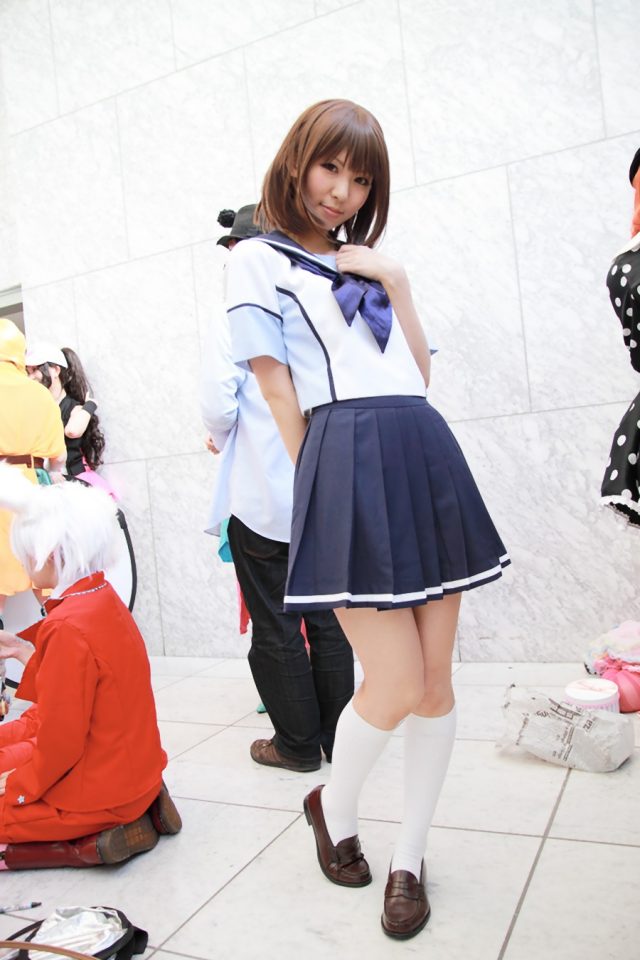 コスプレイヤー 璃波 ミニスカに白ハイソックスがエロい 『ラブプラス』 姉ヶ崎寧々のコスプレ画像