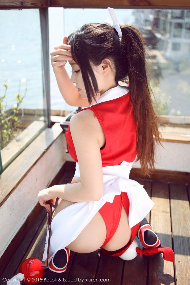 柳侑绮 不知火舞コスプレ画像