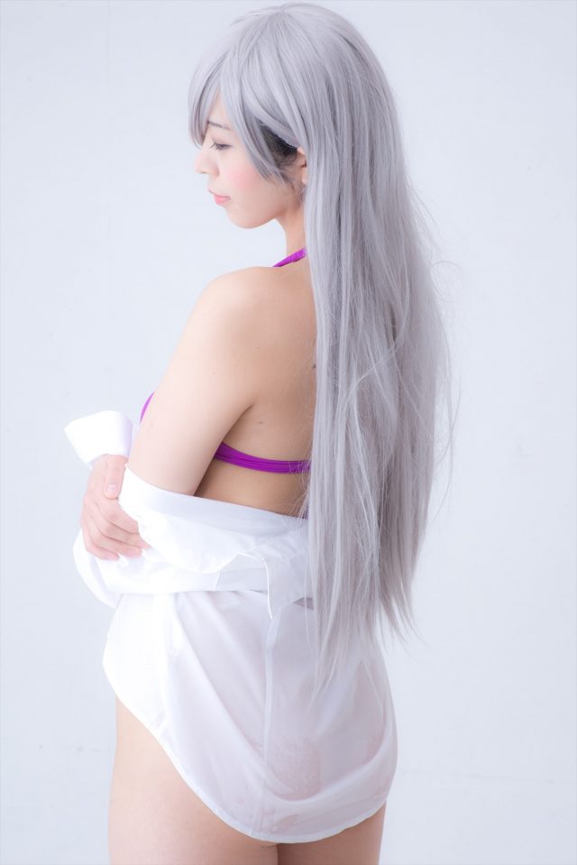 コスプレイヤーつぐ 水着の食い込みがエロい 『七つの大罪』 エリザベスのコスプレ画像