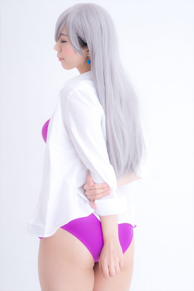 コスプレイヤーつぐ 水着の食い込みがエロい 『七つの大罪』 エリザベスのコスプレ画像