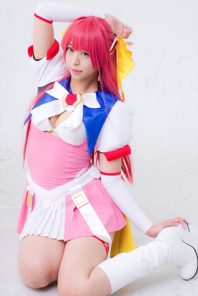 コスプレイヤー つぐ ムチムチな体がエロい 『超昂天使エスカレイヤー』 コスプレ画像