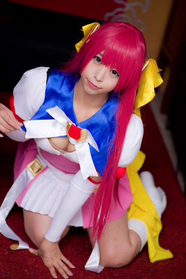 コスプレイヤー つぐ ムチムチな体がエロい 『超昂天使エスカレイヤー』 コスプレ画像