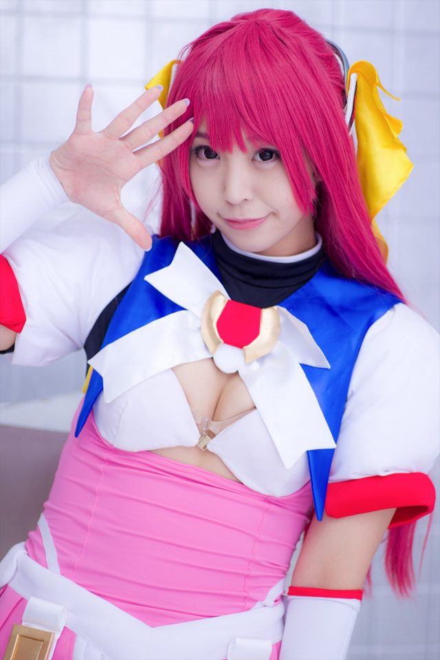 コスプレイヤー つぐ ムチムチな体がエロい 『超昂天使エスカレイヤー』 コスプレ画像